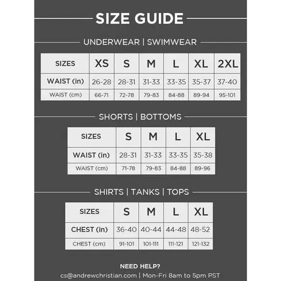 Andrew Christian Performance Tee XL Extra Large - Picture 8 of 13